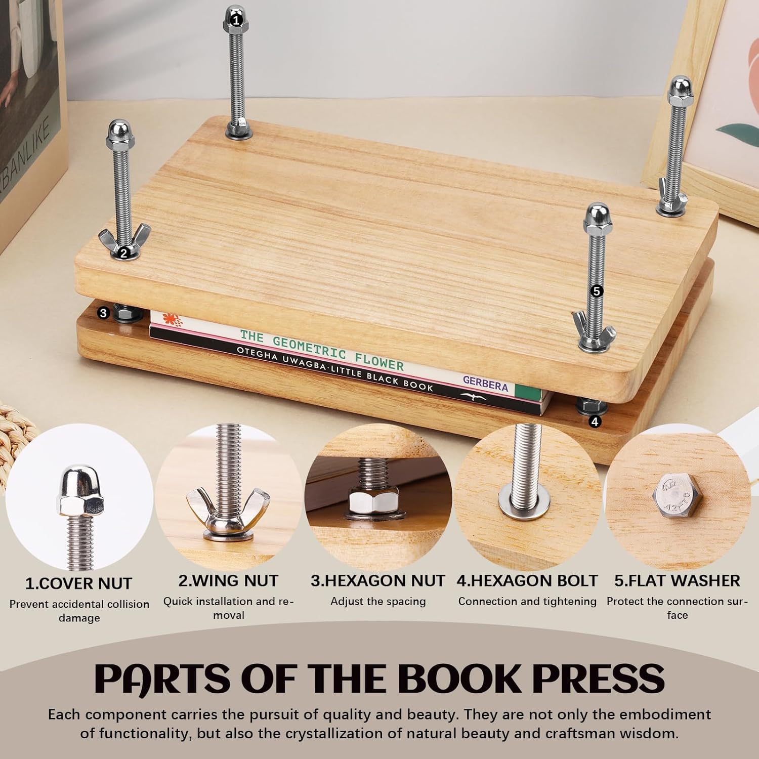 Wooden Book Press, Binding Too - огляд і ціна Binding Machine Comb
